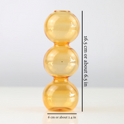 Vaso de Vidro Bolha – Decoração Nórdica Moderna e Elegante