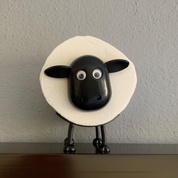 Suporte de Papel Higiênico Ovelha 3D – Decorativo e Independente para Banheiro
