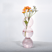 Vaso de Vidro Bolha – Decoração Nórdica Moderna e Elegante
