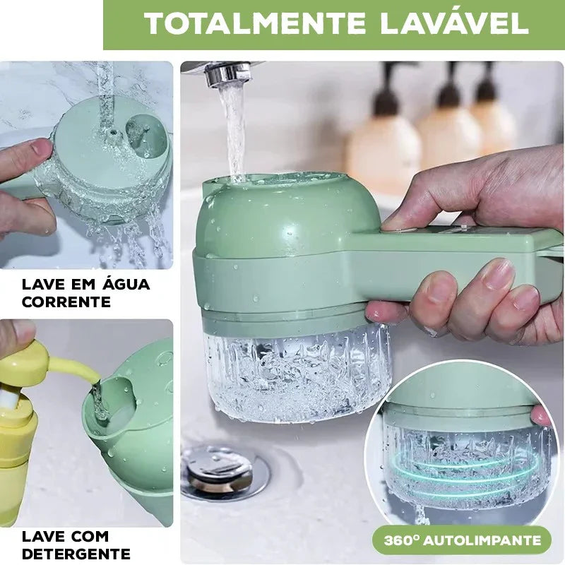Cortador PrimeMix™ Elétrico com Função Autolimpante