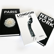 Kit 3 Livros Decorativos Faux – New York, London e Paris