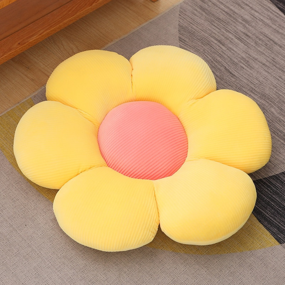 Almofada de Pelúcia em Formato de Flor – Macia e Decorativa