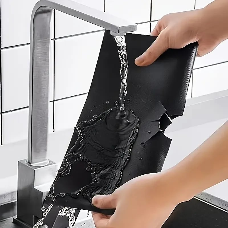 Protetor Reutilizável para Fogão – Antiaderente, Resistente ao Calor e Lavável