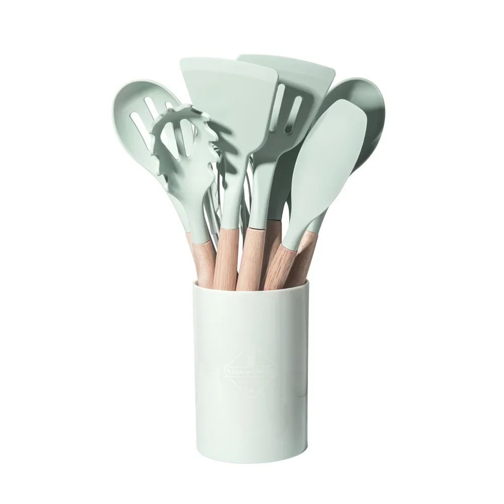 Kit Utensílios de Cozinha em Silicone