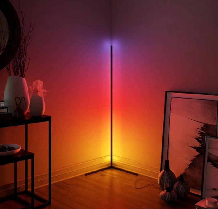 Luminária LED de Canto – Iluminação Elegante e Decorativa
