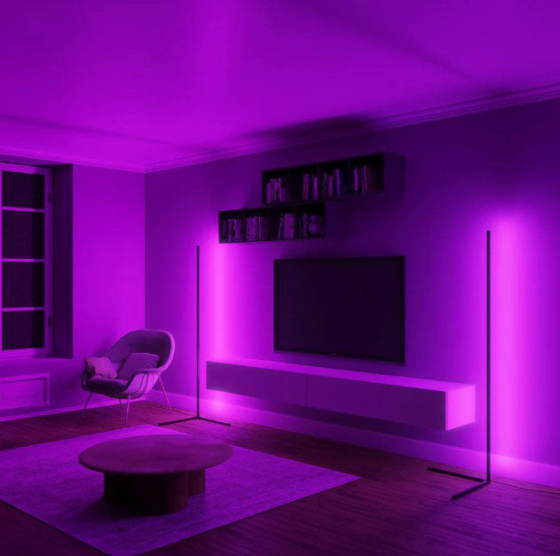 Luminária LED de Canto – Iluminação Elegante e Decorativa