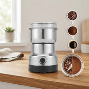 Moedor Triturador Elétrico em Aço Inox (com 4 lâminas)