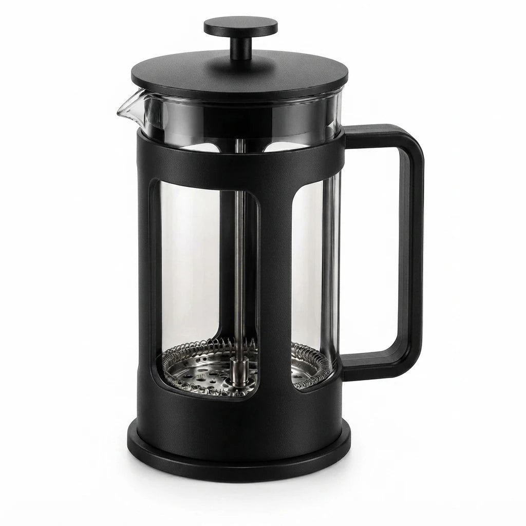 Cafeteira Prensa Francesa - Coffee Press em Vidro com Filtro em Inox