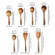Kit de Utensílios de Madeira Natural – 7 Peças Artesanais para Cozinha Cozinhar também é um ritual.