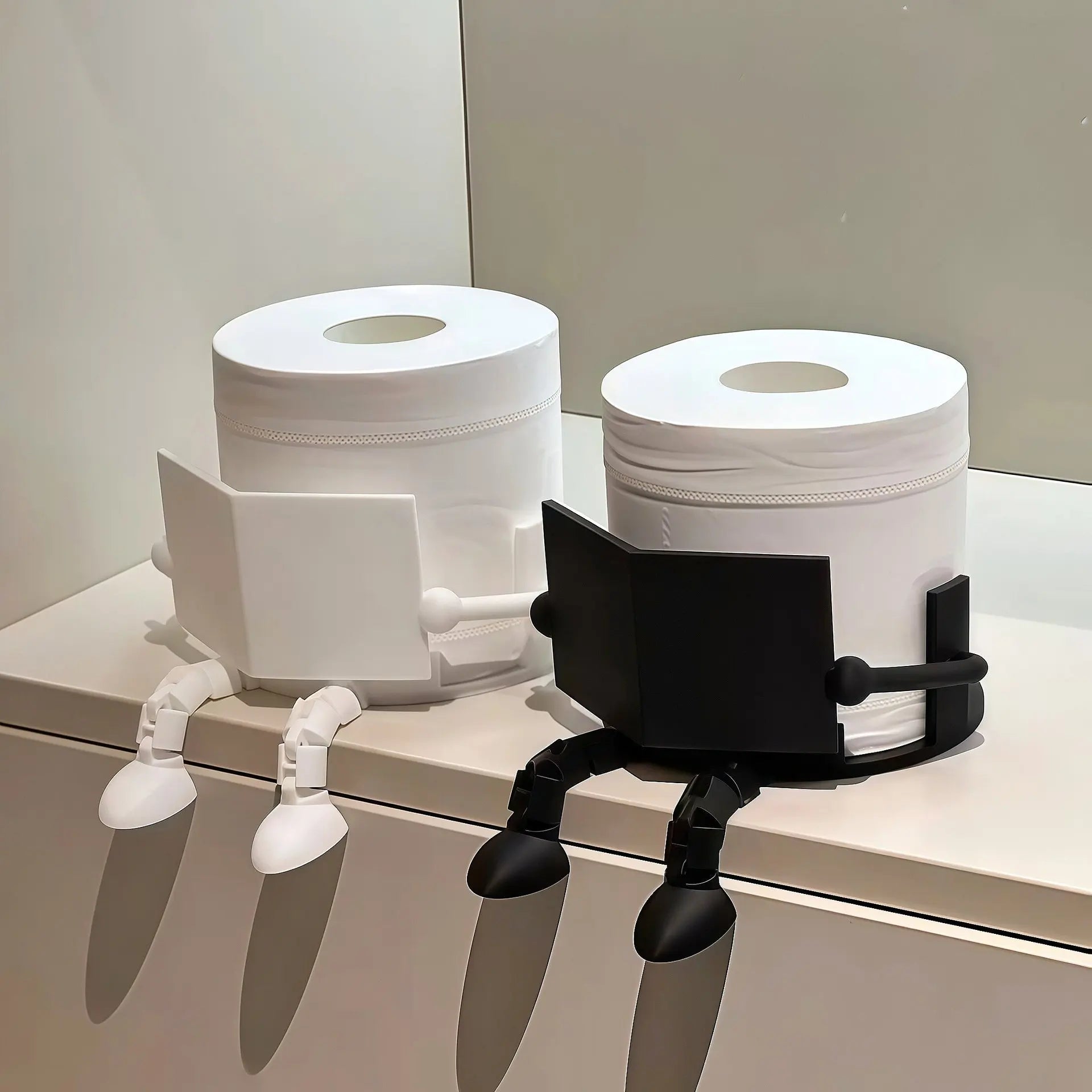 Suporte Divertido para Papel Higiênico – Organizador Criativo para Banheiro