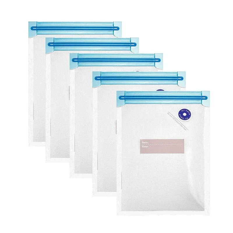 Seladora a Vácuo  com Sacos Reutilizáveis e Sistema Portátil USB