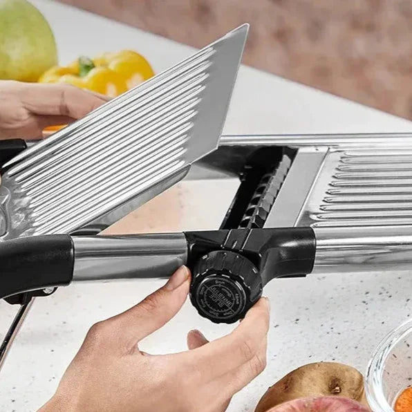 Cortador MasterSlice™ em Aço Inoxidável com Lâminas Ajustáveis