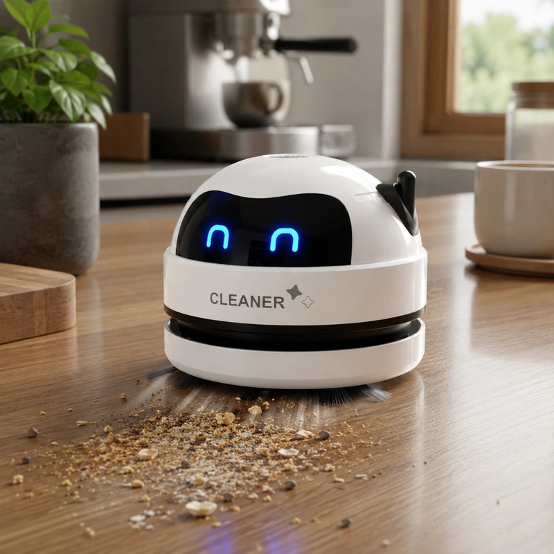 Mini Robô Aspirador Smart Desk