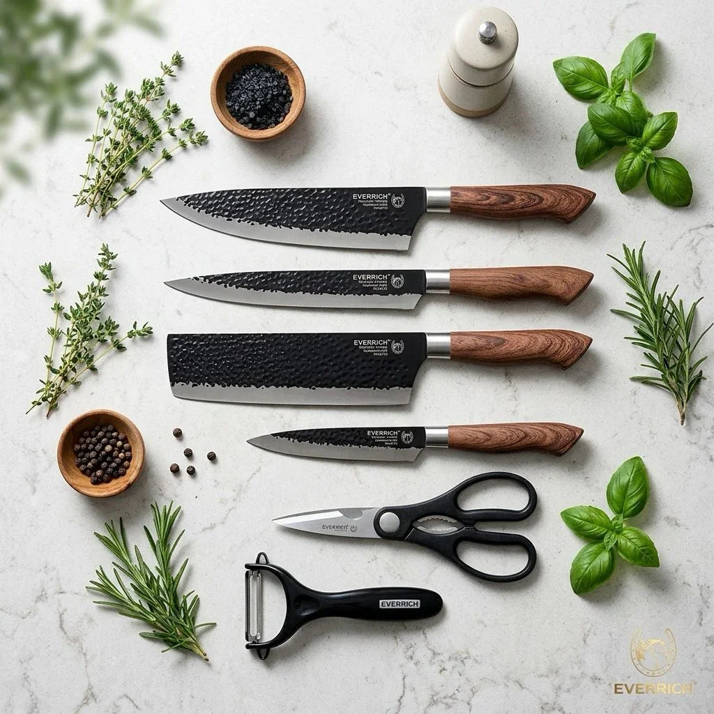 Kit de Facas com 6 Peças Profissionais