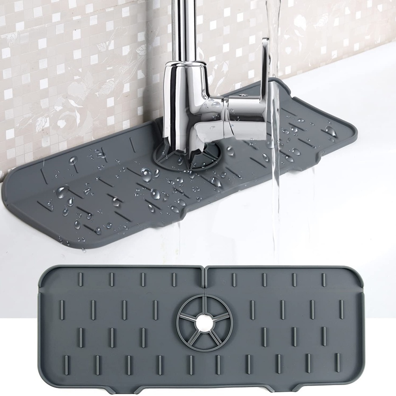 Protetor Torneira Cozinha Tapete Absorvente Banheiro Silicone