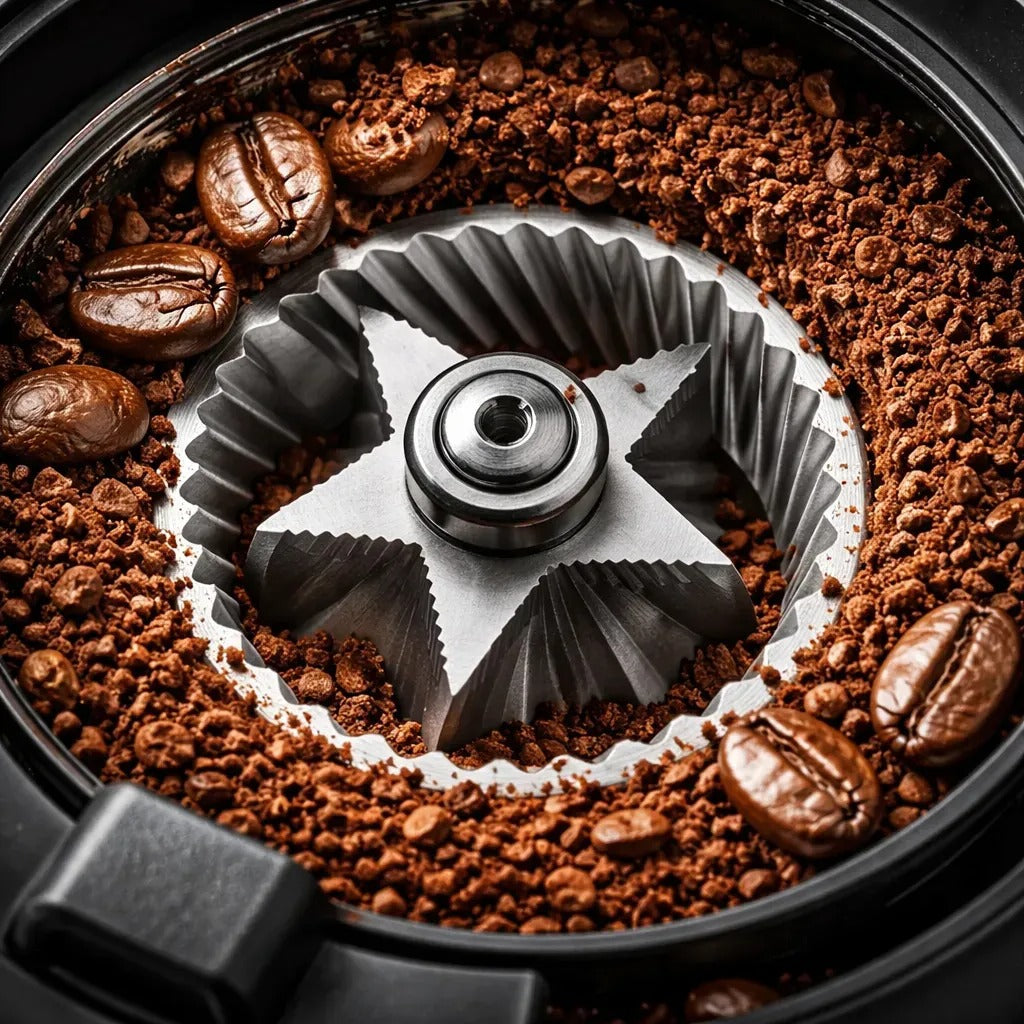 Moedor Elétrico de Café com Moagem Ajustável – Discos Cônicos