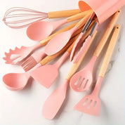 Kit Utensílios de Cozinha em Silicone