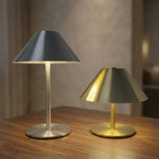 Luminária de Mesa LED Cogumelo Touch – Recarregável com Dimmer 3 Tons de Luz