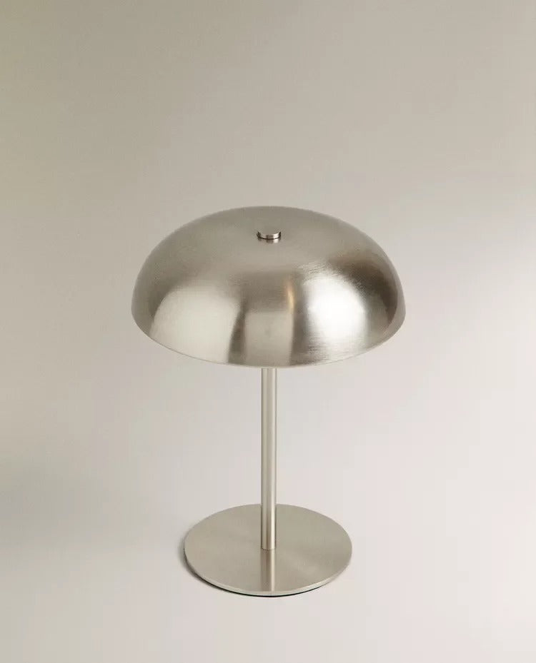 Luminária de Mesa LED Touch sem Fio – Metal Recarregável com 3 Tons de Luz