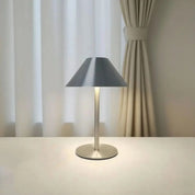 Luminária de Mesa LED Cogumelo Touch – Recarregável com Dimmer 3 Tons de Luz
