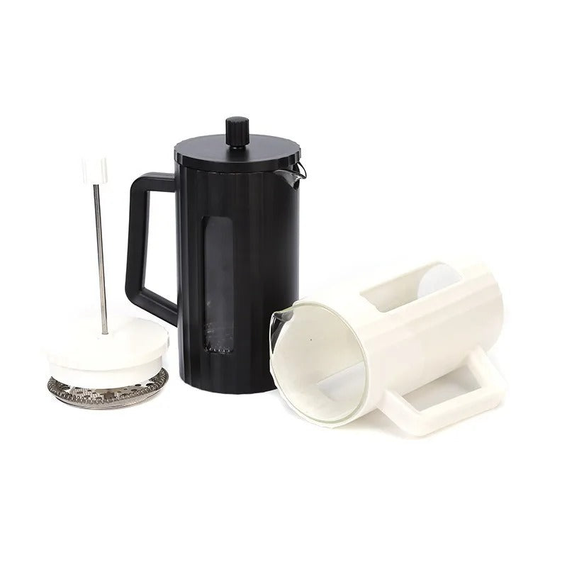 Prensa Francesa em Vidro Borossilicato – Cafeteira Manual 600ml e 1000ml