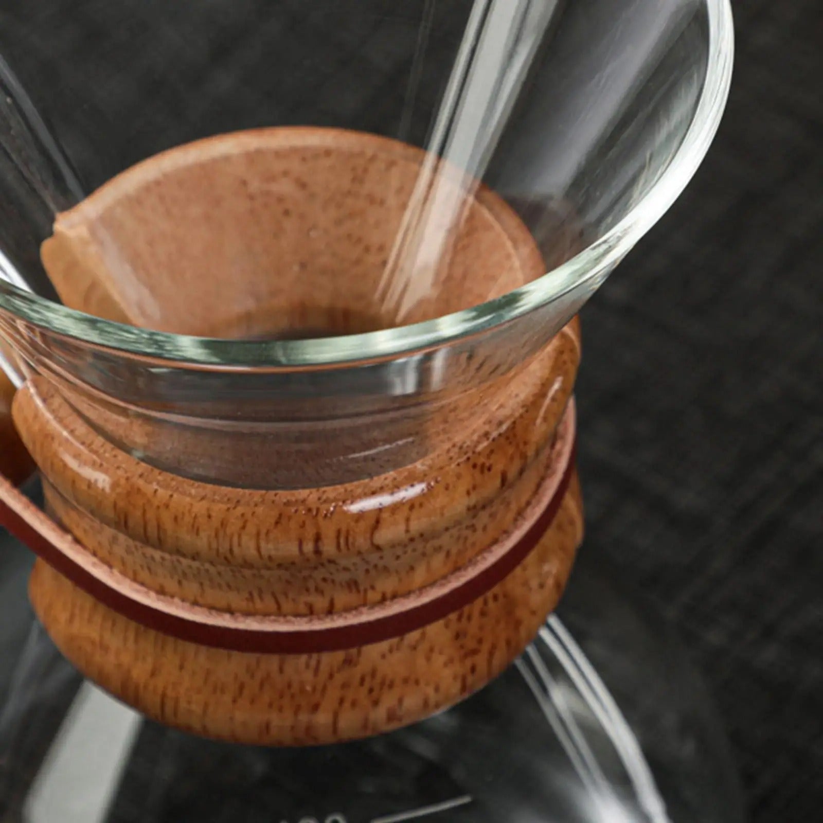 Cafeteira Pour Over 400ml com Filtro Reutilizável em Aço Inoxidável