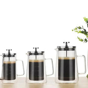 Cafeteira Prensa Francesa em Vidro Borossilicato – 350ml, 650ml e 1000ml