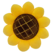 Almofada de Pelúcia em Formato de Girassol – Decorativa e de Assento