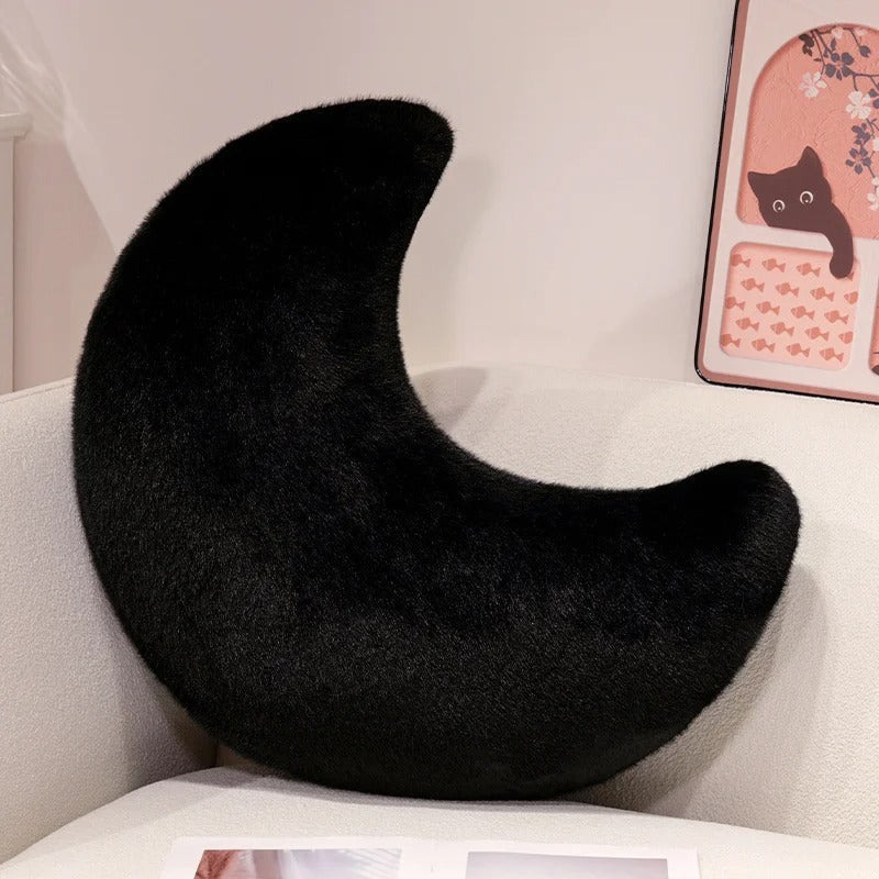 Almofada Decorativa em Formato de Lua Crescente – Macia e Fofa