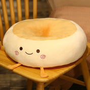 Almofada Pão Fofa – Travesseiro de Assento Kawaii Ultra Macio para Cadeira