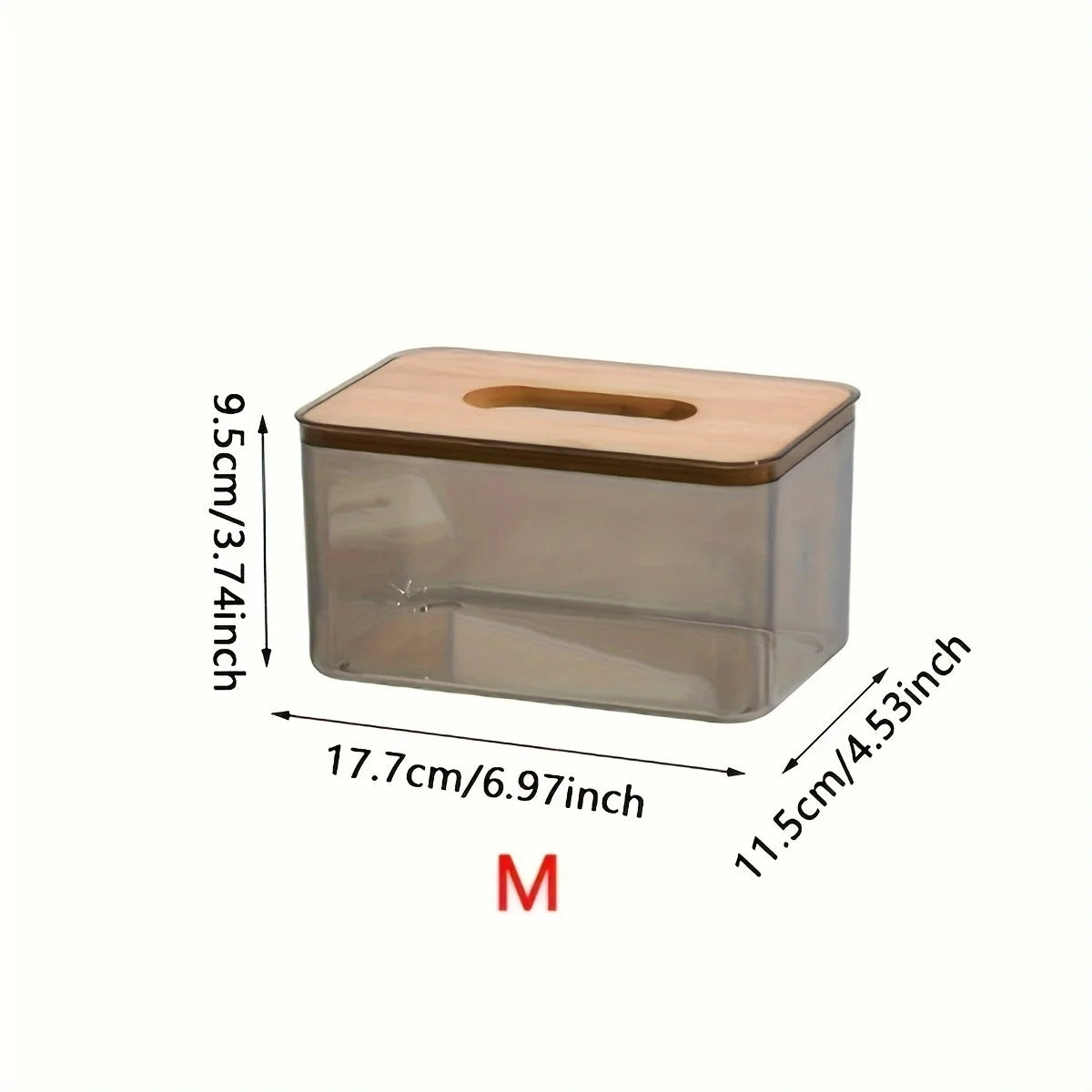 Porta-Lenços de Papel com Tampa em Bambu – Organização Natural para Sala
